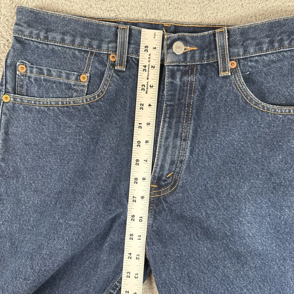 Vintage Levis 505 Jeans Medium Wash Men's 33X30 (32x27) Classic Fit USA Y2K 2002